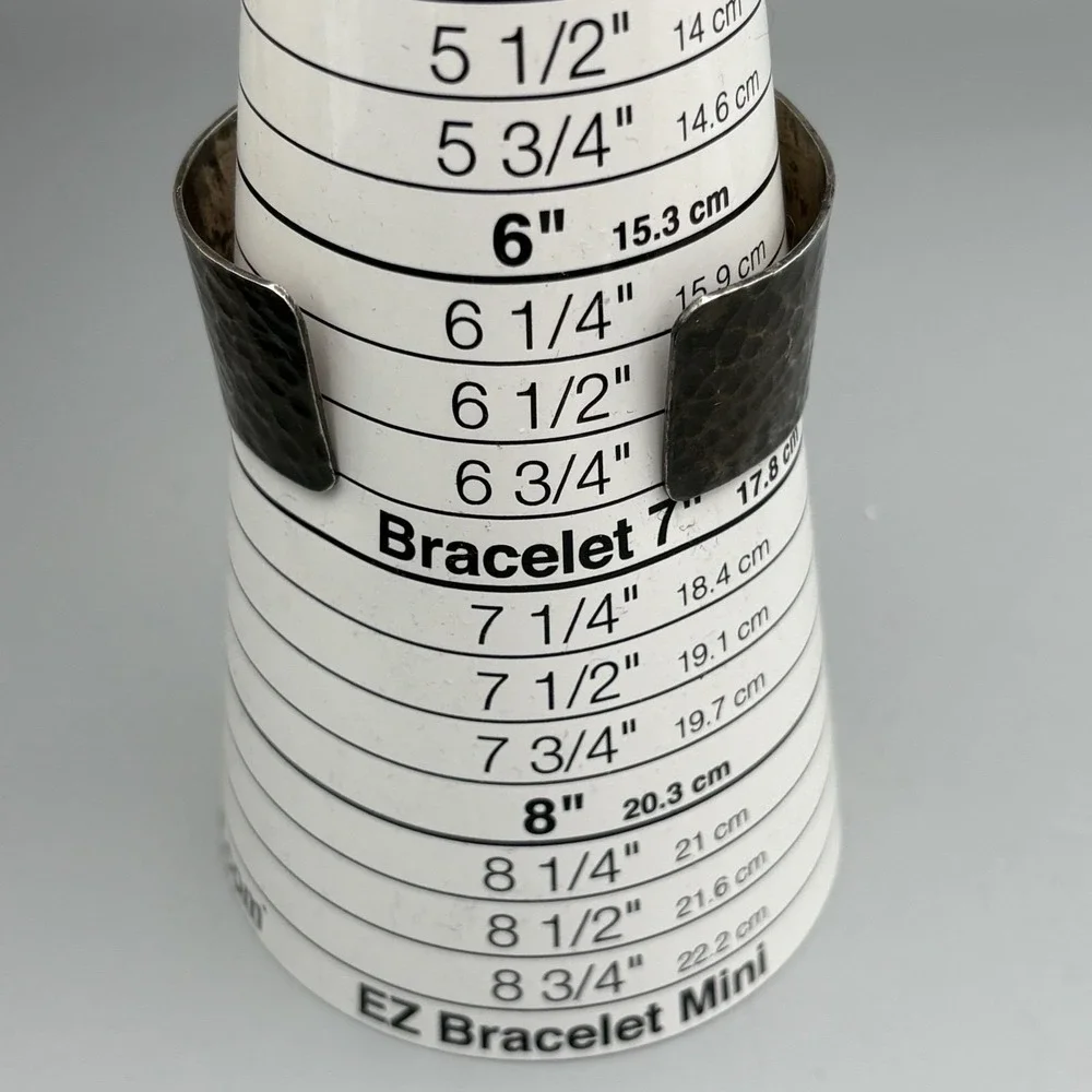 M and J Savitt hammered sterling